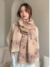 Paisley Print Blanket Scarf 